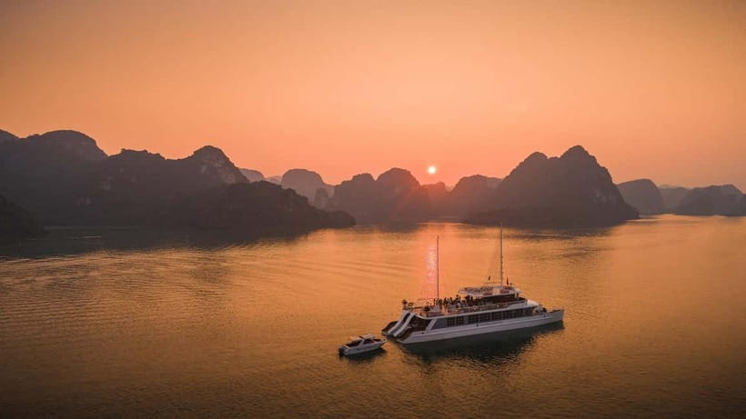 Halong & Lan Ha Bay 1-Day Catamaran Cruise from Hanoi - Making Vietnamese fresh spring rolls
