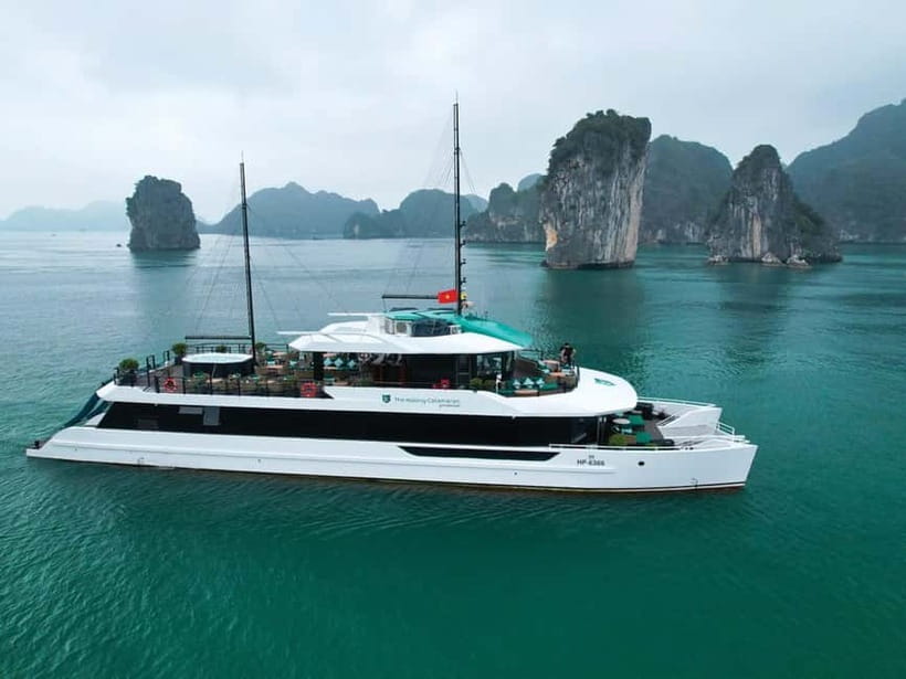 Halong & Lan Ha Bay 1-Day Catamaran Cruise from Hanoi - Boarding at Tuan Chau Port