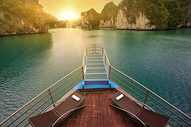 HaLong - LanHa Bay With La Pandora Boutique Cruises 2Days/1Night - Dark and Bright Cave by the water