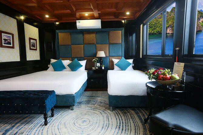 Halong Milalux 5 Star Cruise 2d1n,All inclusive,transfer - Sung Sot Cave and the afternoon on the water