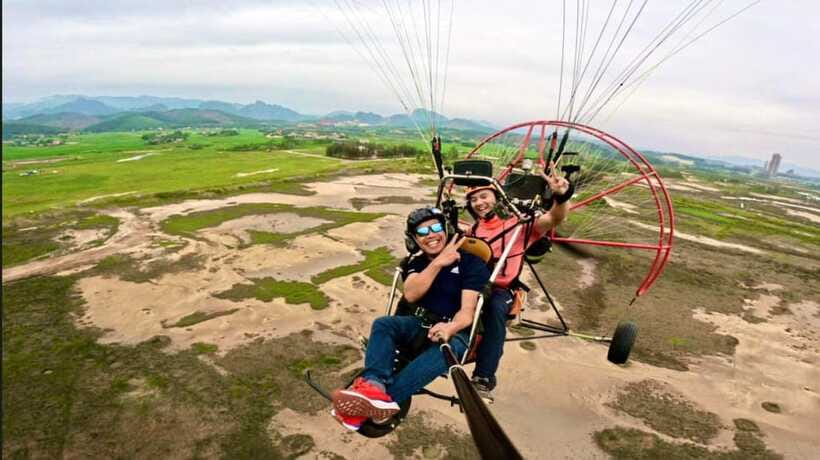 Halong Sky Tour: Powered Paragliding - Getting your GoPro video