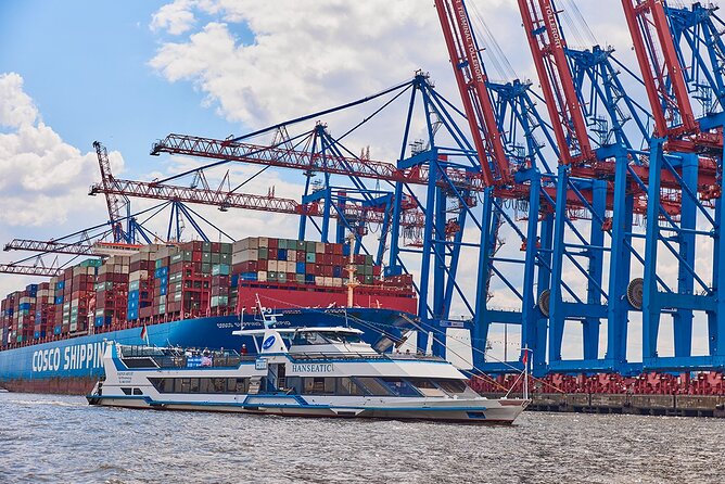 Hamburg: 1-hour harbor tour - The working port: containers, cargo, and giant ships