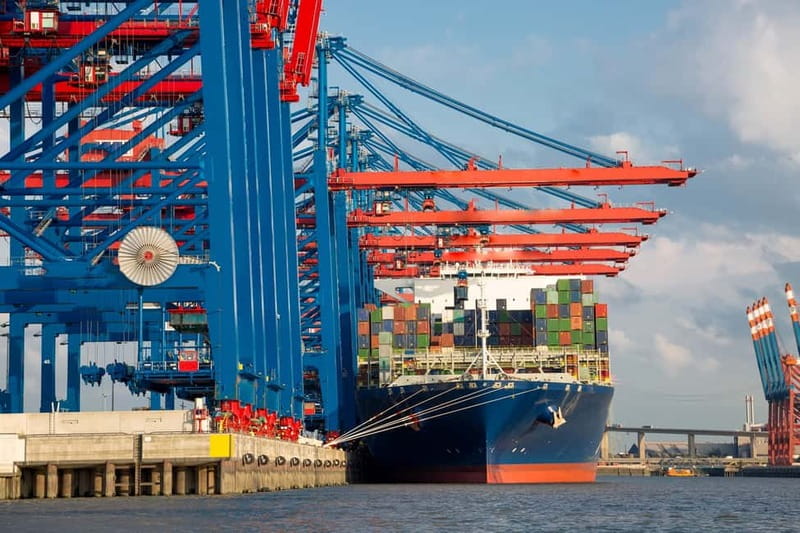 Hamburg: Guided Grand Harbor Sightseeing Cruise by Ship - Container ships, Blohm + Voss, and modern trade