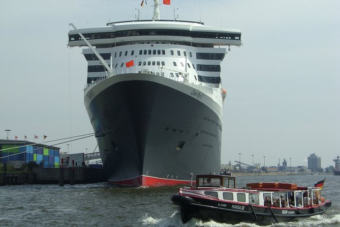 Hamburg harbor tour with a barge - The working port and close-up ship views