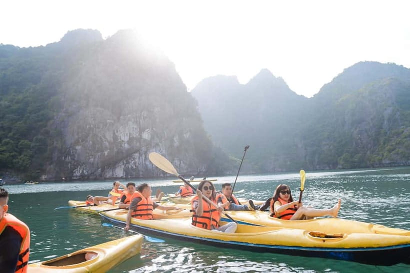 Hanoi: 2-Day Halong, LanHa 5-Star Cruise w/ Balcony &Bathtub - Day two: Tai Chi, kayaking, and the ride back
