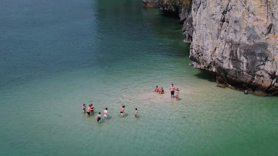 Hanoi: 2-Day Lan Ha, Ha Long Bay 5-star Cruise, Meals, Cabin - Leaving Hanoi for Tuan Chau Harbor