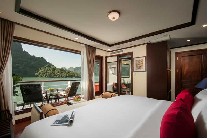 Hanoi: 2-Day Lan Ha & Halong Bay 5 Stars Cruise with Balcony - Boarding the cruise and settling into your balcony cabin