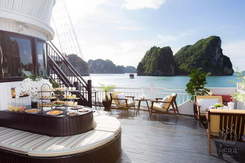 Hanoi: 2D1N Ha Long Bay by Hera Grand Luxury Cruise - Titop Island for swimming and a high viewpoint