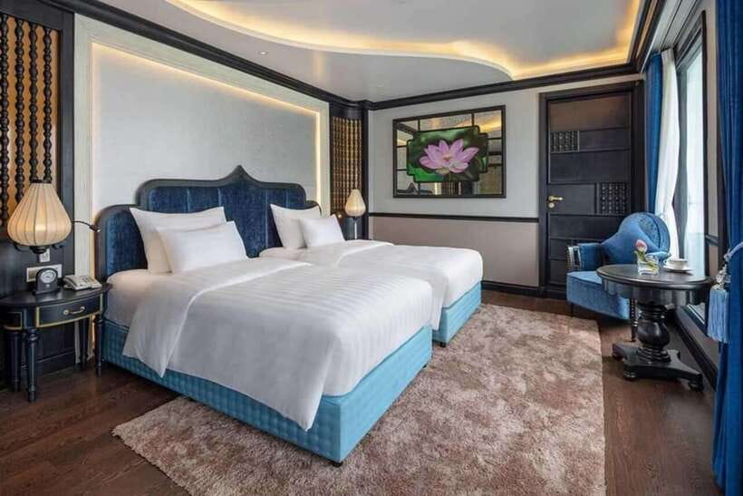 Hanoi: 3-Day Ninh Binh, Ha Long, & Lan Ha Bay Luxury Cruise - Food, rooms, and shared arrangements