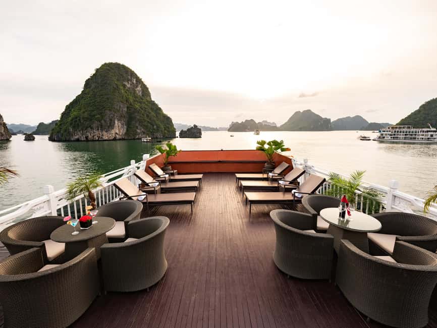 Hanoi: 3D2N Ha Long Bay, Lan Ha Bay by Hera Boutique Cruise - Day two: caves, a beach, and pearl farming