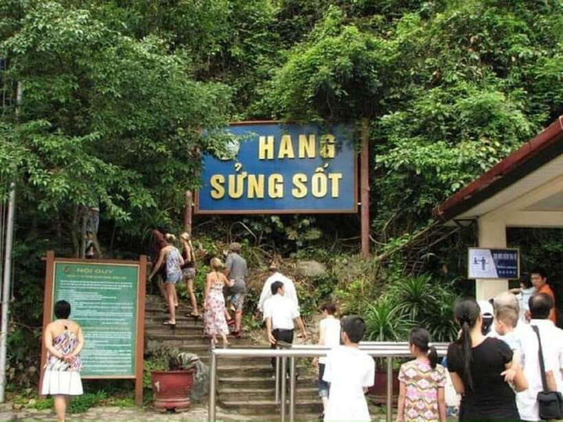 Hanoi: Full-Day Halong Bay Cruise with Kayak, Caves & Lunch - Titop Island, beach time, or the summit