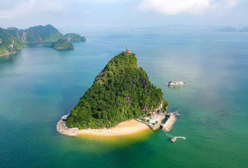 Hanoi-Ha Long 1D: Caves, Islands, Kayak, Lunch & Small Boat - Ti Top Island for swimming or the summit