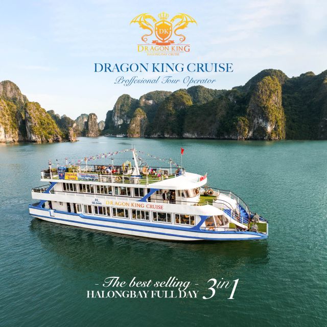 Hanoi: Ha Long Bay Cruise Day Tour visit Titop island & Cave - What the $64 price covers
