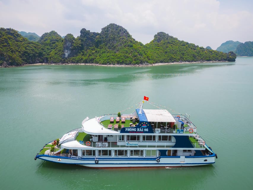 Hanoi: Ha Long Bay Day Cruise by Ha Long Excursion Deluxe - Ti Top Island for sand, swimming, and a view