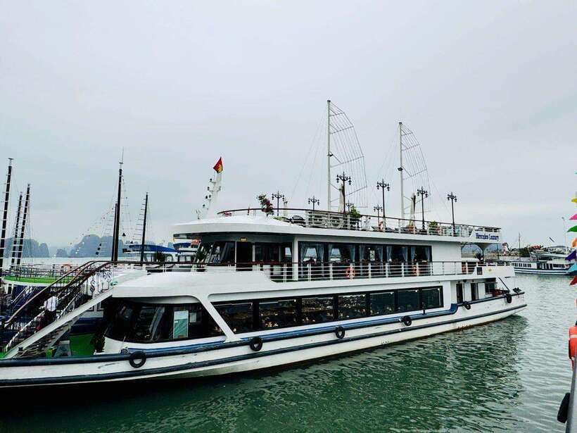 Hanoi: Ha Long Bay Day Trip - Luxury Cruise & Buffet Lunch - Sunset snacks on the return cruise