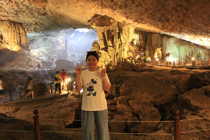Hanoi - Ha Long Luxury Day Cruise with Kayak & Cave Adventure - Titop Island and the climb to the viewpoint