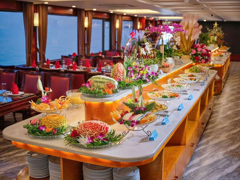 Hanoi: Halong Bay Full-Day Tour with 5-star Diamond Cruise - Boarding the Diamond 5-Star Cruise