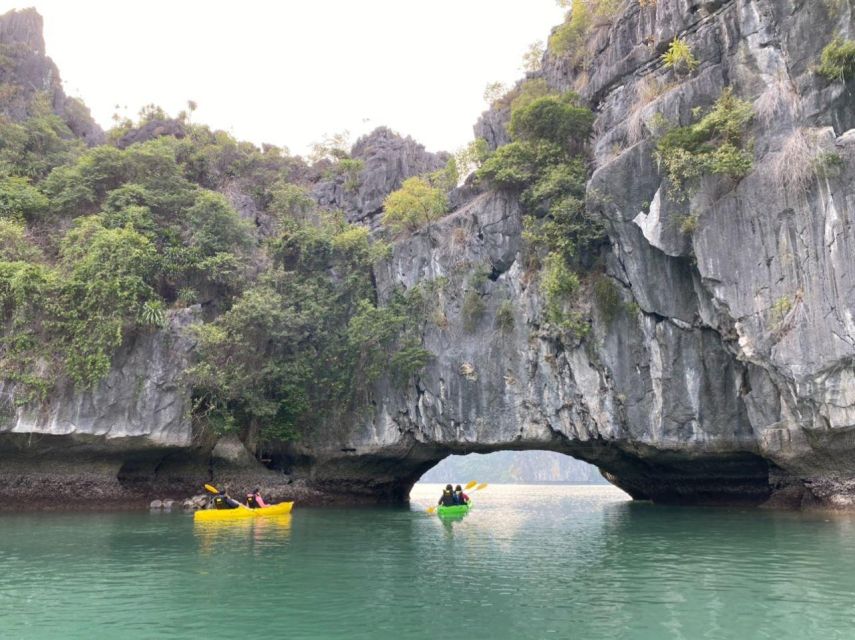 Hanoi - Lan Ha Bay 1 Day with kayaking , Swimming and Cave - Lunch with bay views