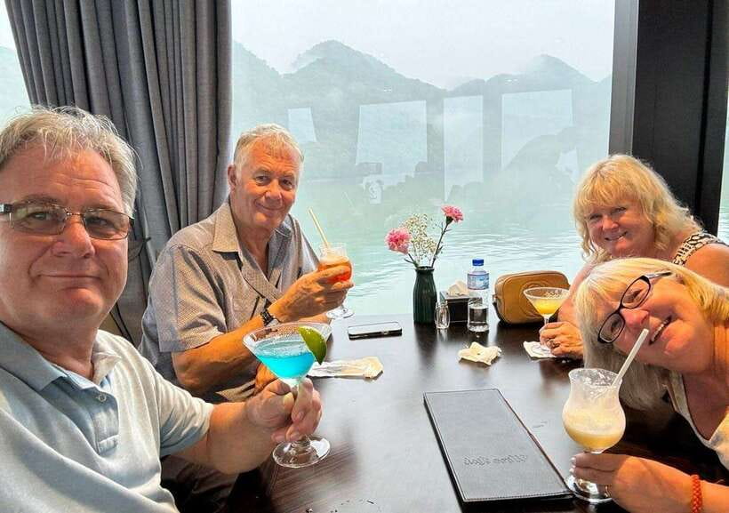 Hanoi: Luxury Lan Ha Bay Jade Sails Cruise with Buffet Lunch - What $111 gets you