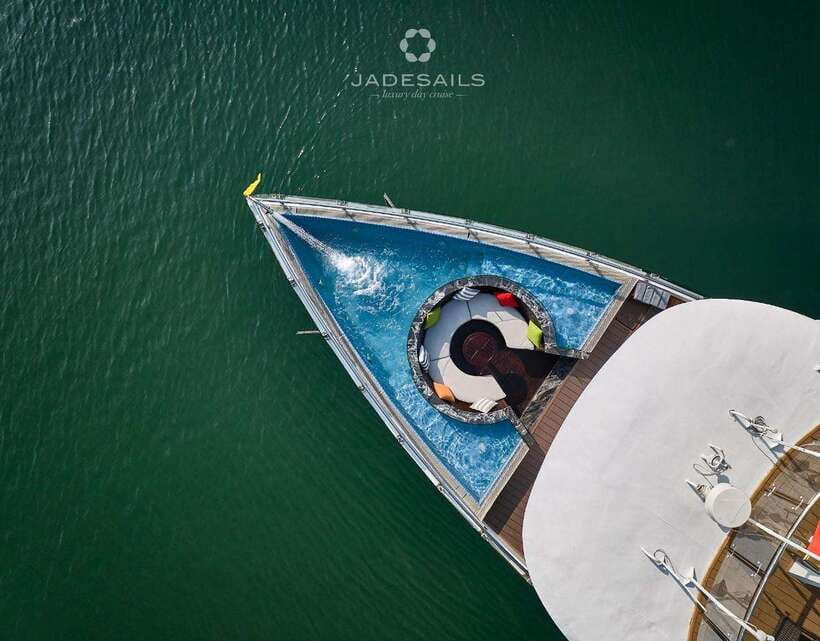 Hanoi: Luxury Lan Ha Bay Jade Sails Cruise with Buffet Lunch - JadeSails and the first views of the bay