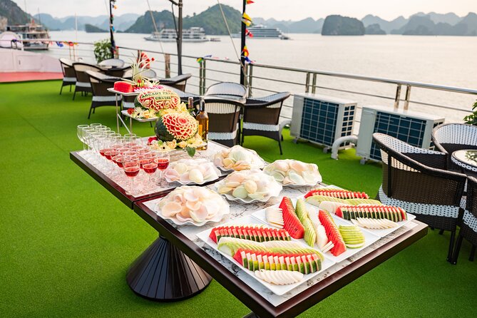 Hanoi to Ha Long Bay: Premium Symphony 5-Star Day Cruise - Lunch aboard the ship
