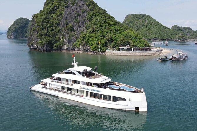 Hanoi to Ha Long Symphony Cruise with Limousine and Local Lunch - Ha Long Bay from the water