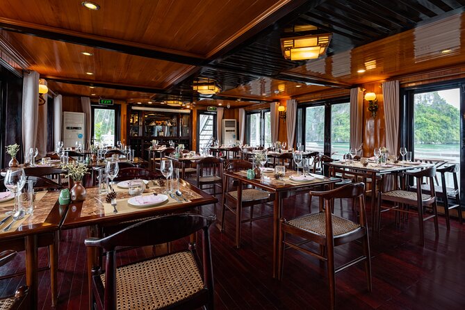 HERA CLASSIC Boutique Cruise Halong Bay 2 Days 1 Night Trip - Leaving Tuan Chau at midday