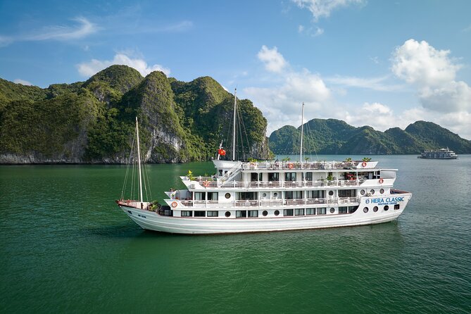 HERA CLASSIC Boutique Cruise Halong Bay 2 Days 1 Night Trip - Kayaking, caving, and time on the water