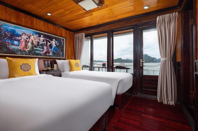 Hera Classic Cruise 2 Days 1 Night Halong Bay With BALCONY CABINS - Ti Top Island, beach time, and the crowd factor