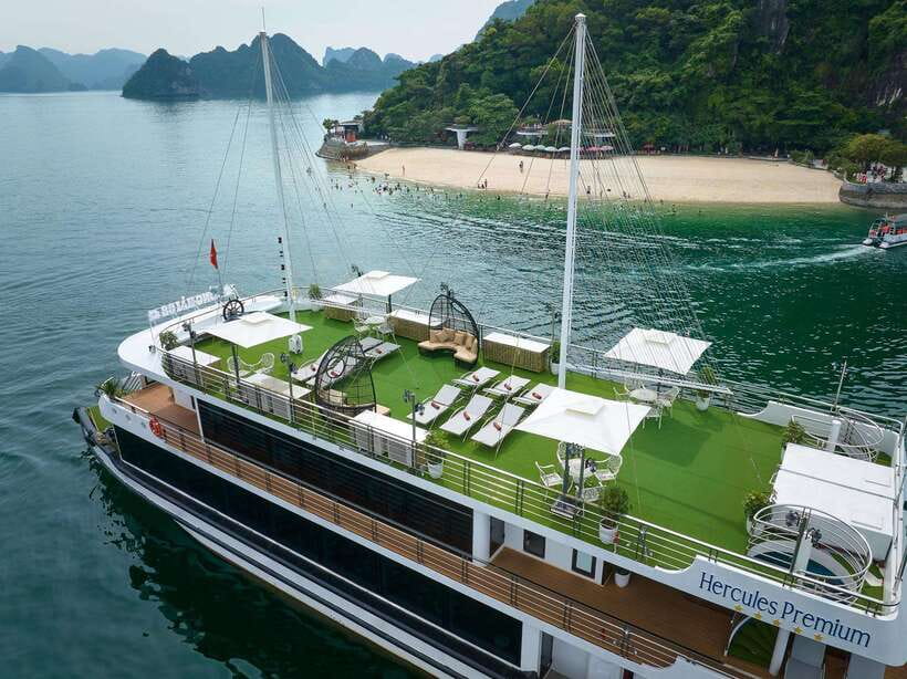Hercules Ha Long Bay New Cruise From Hanoi With Limousine - Key points at a glance