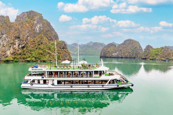 Hercules Premium/Luxury Cruise Halong Bay Day Trip From Hanoi - Six hours on Halong Bay for $67