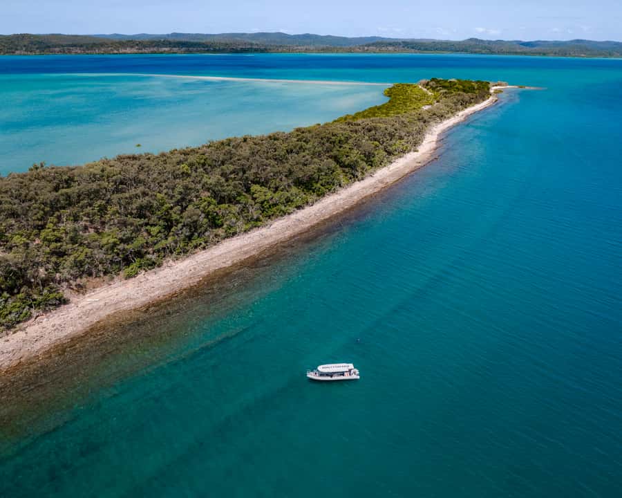 Hervey Bay: Exclusive Island Hopper Adventure Cruise - SUPs, snorkeling, and beach games