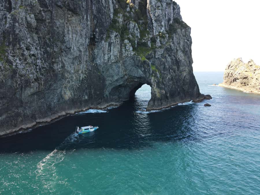 Hole in the Rock Tour & Bay of Islands Cruise - Leaving Paihia Wharf at Pier 10