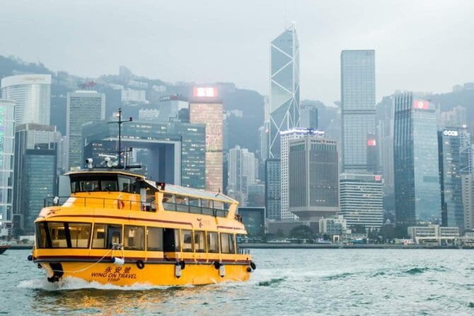 Hong Kong Victoria Harbour Sightseeing Cruise Tickets - The 8pm Symphony of Lights option