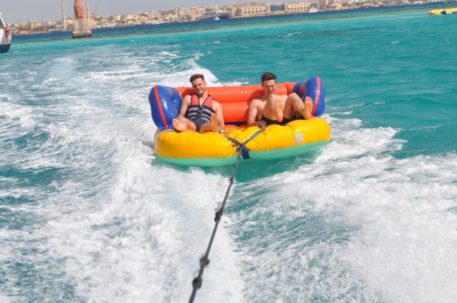 Hurghada: Luxury Cruise Trip to Orange Bay with Lunch - Massage, banana boat, and free time