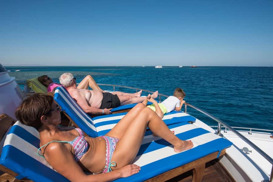 Hurghada: Luxury Orange Bay Cruise with Lunch and Pickup - Key points to know before booking