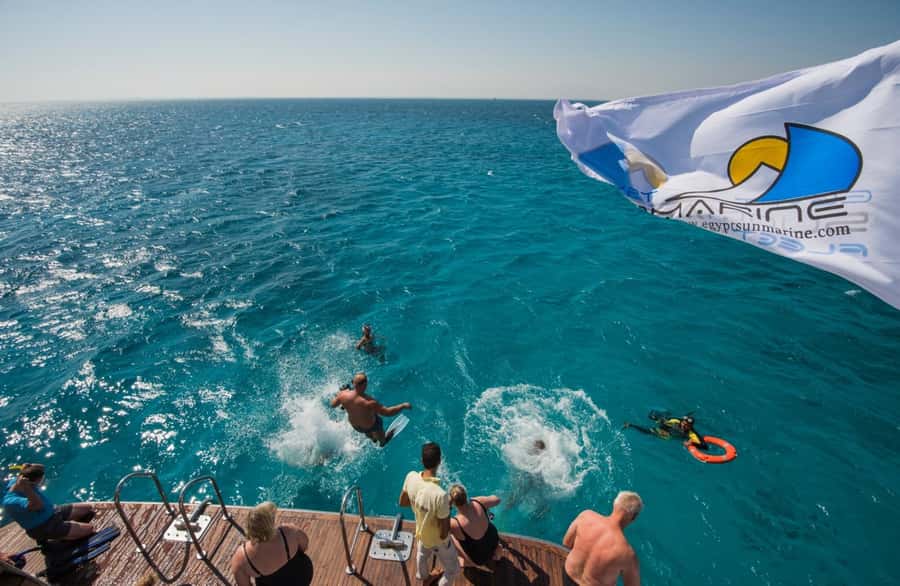 Hurghada: Luxury Orange Bay Cruise with Lunch and Pickup - Setting out from Hurghada Marina