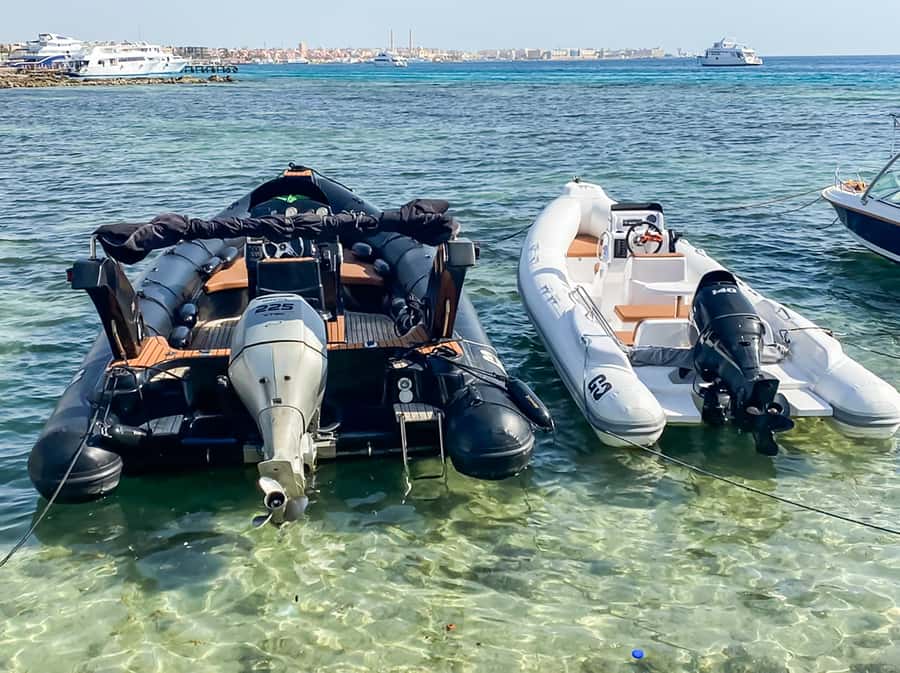 Hurghada: Orange Bay & Magawish Island Speedboat with Lunch - The speedboat ride across the Red Sea