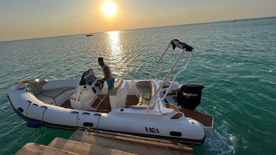 Hurghada: Private Speedboat to Orange Bay and White Island - Hotel pickup requires careful planning