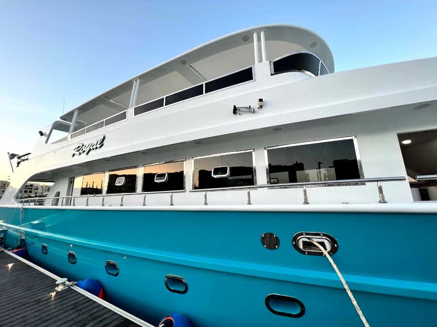 Hurghada: Royal Luxury VIP Cruise to Orange Bay with Lunch - Orange Bay before the crowds arrive