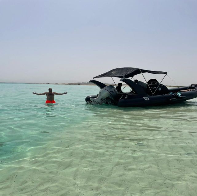 Hurghada: Safari ATV Quad & Speedboat to Orange bay island - Orange Bay and the Giftun Island waters