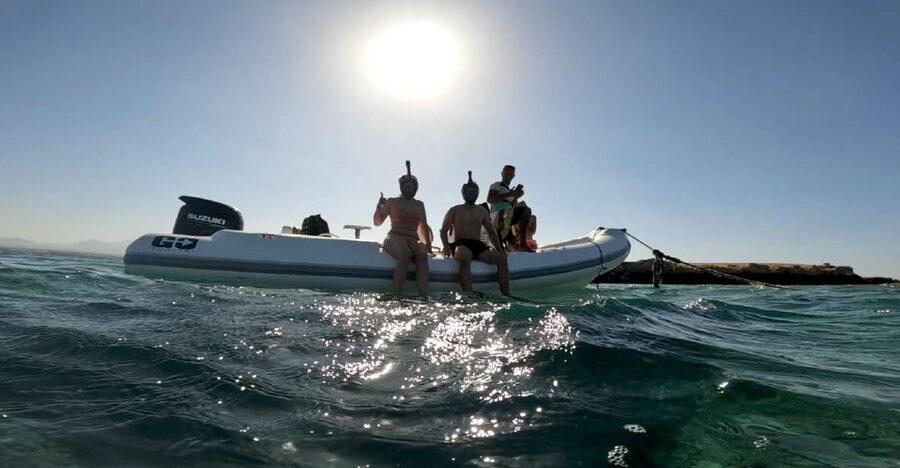 Hurghada: Safari ATV Quad & Speedboat to Orange bay island - The three-hour ATV desert safari