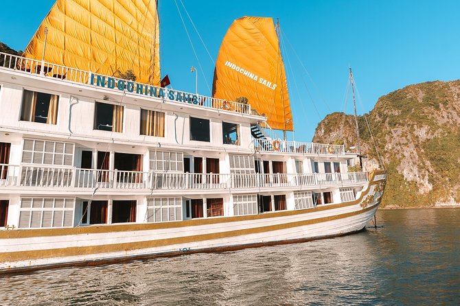 Indochina Sails Halong Bay - Surprise Cave and its 100 stone steps