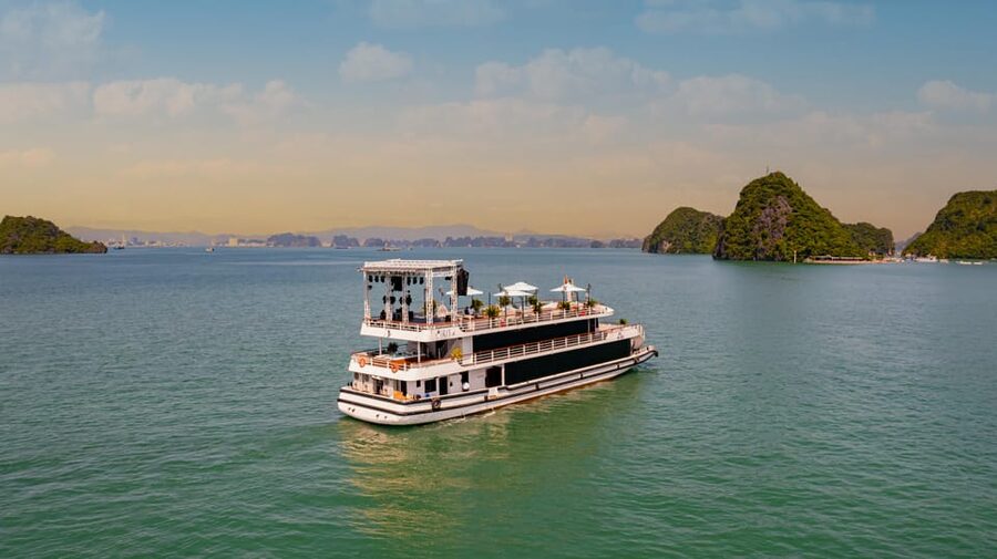 IRIS Cruise HA LONG BAY- Explore Legacy Voyages - Titov Island, beach time or the summit