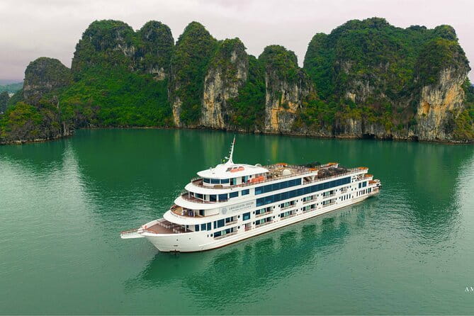 JADE SAILS Best Luxury Day Cruise Visit Ha Long Bay & Lan Ha Bay - The staff can shape the whole day