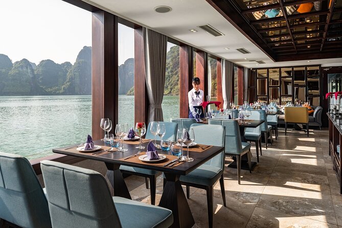Jade Sails Luxury Halong Bay & Lan Ha Bay 1 Day Cruise from Hanoi - A modern boat with room to spread out
