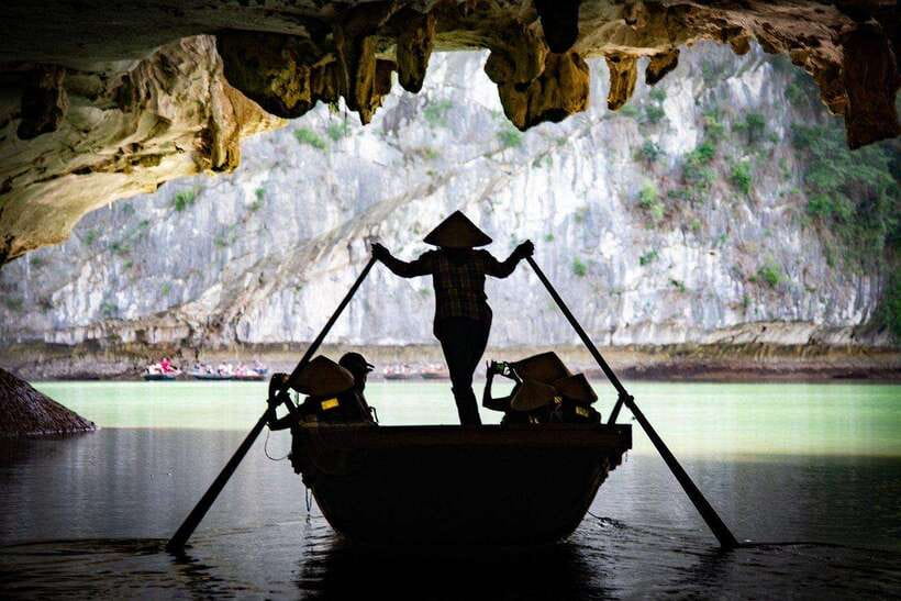 Jade Sails: The most luxurious day cruise explore Lan Ha Bay - 2:30 PM at Ao Ech for kayaking and swimming