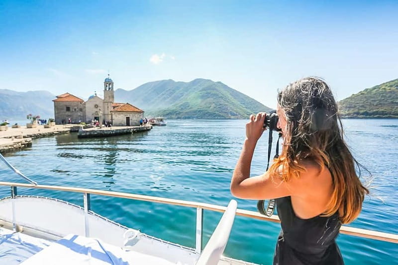 Kotor Bay: Full-Day Catamaran Cruise with Blue Cave Visit - Starting the cruise and settling onto the boat