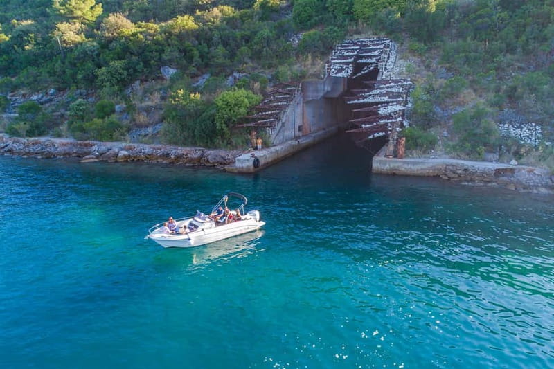 Kotor: Blue Cave with Kotor Bay Island and Submarine Tunnels - Our Lady of the Rocks in Perast
