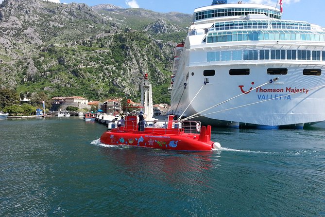 Kotor Red Semi-Submarine Tour: Underwater Cabin Family Adventure - Seeing Kotor Bay from the top deck